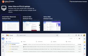 Email Preview Testing on Various Email Clients like Gmail, Yahoo and Outlook.