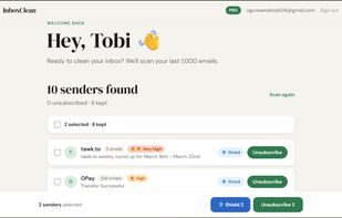 InboxClean screenshot 2