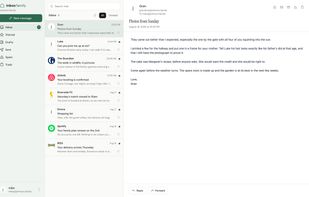 Webmail inbox for a family mailbox on its own domain