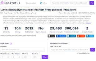 Inciteful screenshot 1