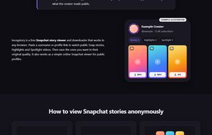 Incogstory screenshot 1