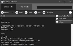 InDeep File List Maker screenshot 1