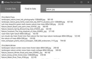 InDeep File List Maker screenshot 1