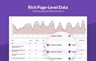View page attributes alongside metrics like Views & Visitors.