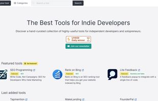 Indie Dev Tools screenshot 1