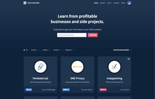 Indie Hackers screenshot 1