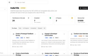 Indie10k screenshot 1