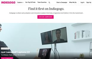 IndieGoGo screenshot 1