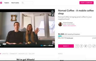 IndieGoGo screenshot 1