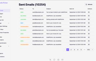 IndiePitcher screenshot 1
