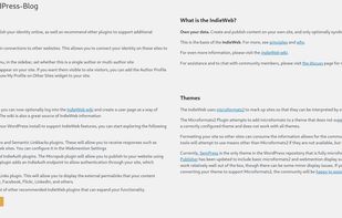 IndieWeb Plugin for WordPress screenshot 1