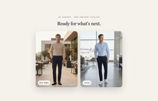 Outfit suggestions for different occasions, created from clothing the user already owns.
