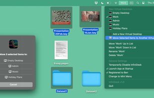 Moving files and folders between virtual desktops