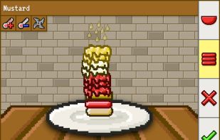 Burger with way too much sauce