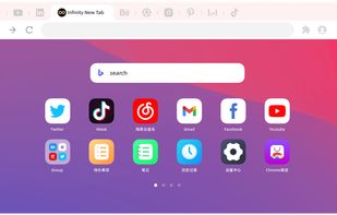 Infinity New Tab screenshot 1