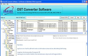 InFixi OST to PST Converter screenshot 1