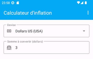 Inflation Calculator screenshot 1