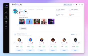 TikTok Influencer Analytics Page