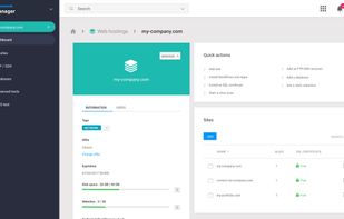 Infomaniak Web Hosting screenshot 1