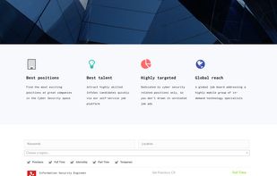 infosec-jobs.com screenshot 1