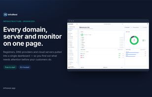 Dashboard — Unified infrastructure overview