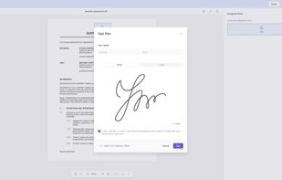 Draw signature-example