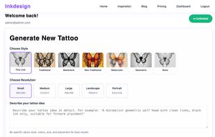 Inkdesign screenshot 2