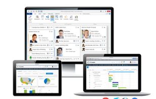InLoox PM 9 for Desktop, Web and Smartphone.