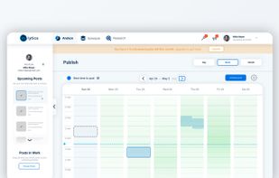 LinkedIn Analytics Tool for personal profiles and business - inlytics.io content scheduling feature