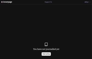 InnerPage Account Homepage (without journal entries)