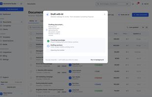 AI drafting
Draft and rewrite proposals with your own ChatGPT, Claude or Gemini key.