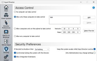Input Director screenshot 1