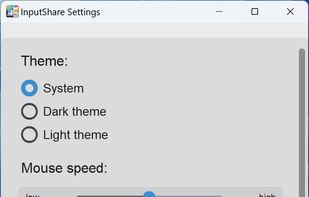 Settings UI
