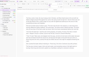 Writing sprint timer with a live word count