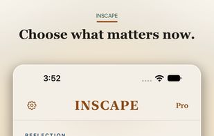 Choose what matters now.