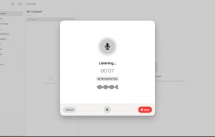 Recording and transcription run locally. It works offline, and your audio is never uploaded.