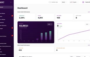 Dashboard and analytics