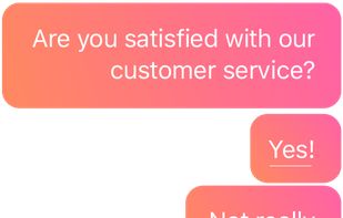 Capture feedback from all your touch points and apps (Intercom, in-app, etc.) by embedding your surveys wherever you want.