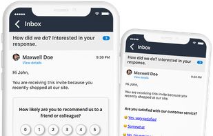 Turn emails into simple survey invites. A smoother survey process that attracts more responses