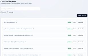 Checklist Templates