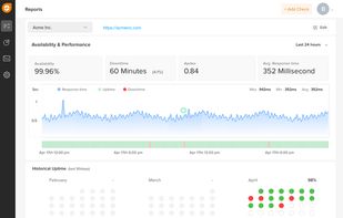 Freshping screenshot 1