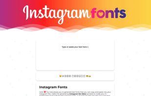 Instagram Fonts screenshot 1