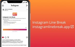 Instagram Line Break screenshot 1