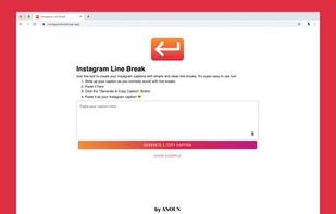 Instagram Line Break screenshot 1