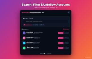 Instagram Unfollow Pro screenshot 1
