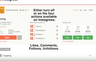 Instagress screenshot 2