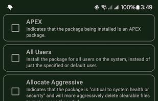 Install with Options screenshot 2