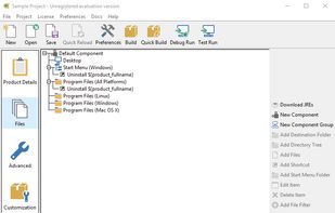 InstallBuilder screenshot 2