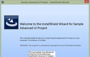 InstallShield screenshot 1