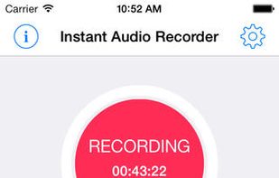 Instant Audio Recorder screenshot 1